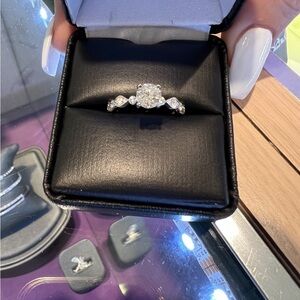 0.26 ctw. WHITE GOLD ENGAGEMENT RING In 14K WHITE GOLD